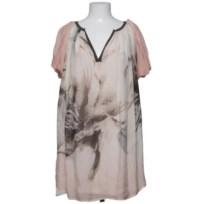 Robe (Blanc, Rose, Multicolore) de Zara Woman Polyester, Soie