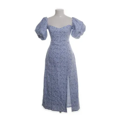 Långklänning (Blå, Flerfärgad) från H&M Premium Quality Bomull, Linne