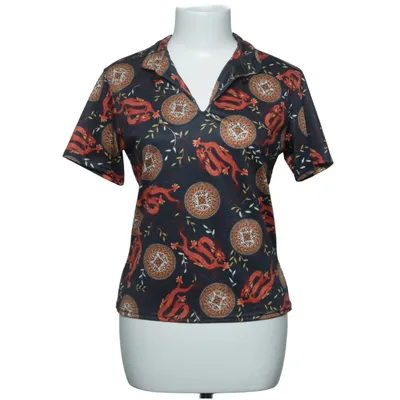 T-shirt (Sort, Flerfarvet) fra Zenith Elastan, Polyester