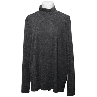 T-shirt à manches longues (Gris, Argent) de Infinity Woman Fibre métallique, Polyester, Viscose