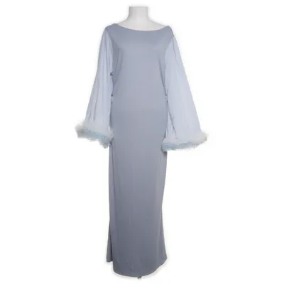 Maxikjole (Blå) fra Shein Curve Elastan, Polyester