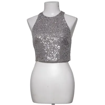Crop top (Silver) from H&M Elastane, Polyester