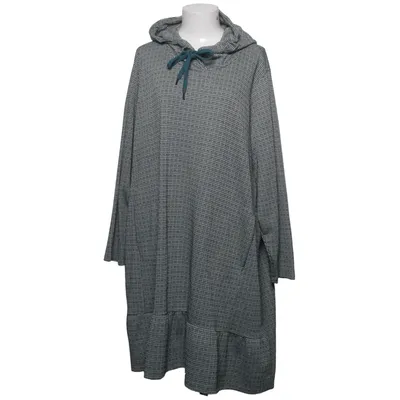 Hood dress (Black, White) from Aprico Elastane, Polyester, Viscose