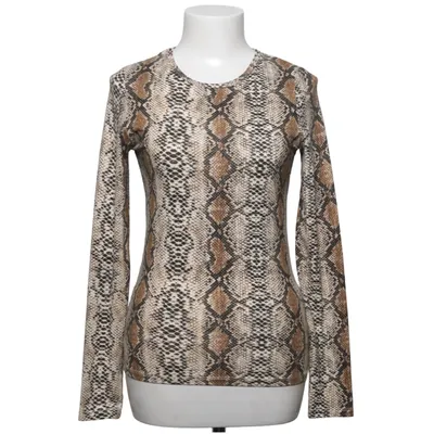 Lange mouwen shirt (Beige, Bruin, Zwart, Meerkleurig) van Madlady x Julia Bergman Elastaan, Polyester