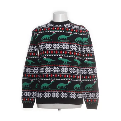 Kersttrui (Zwart, Meerkleurig) van ASOS Design Acryl, Katoen