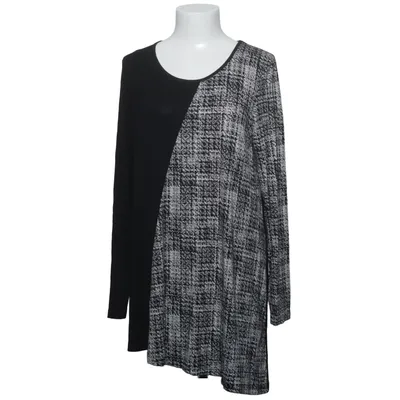 Tunika (Schwarz, Weiß, Grau) von Maite Kelly x Bonprix Elasthan, Viskose