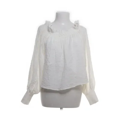 Blouse (Wit) van H&M Trend Katoen, Elastaan, Viscose