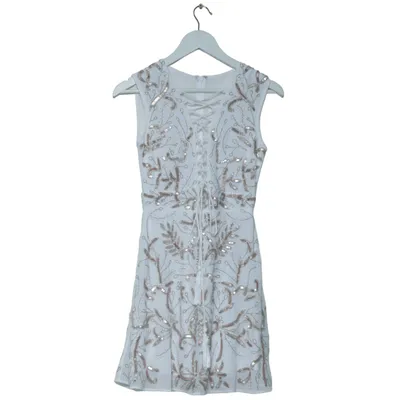 Cocktail dress (White, Silver) from Maya Polyester
