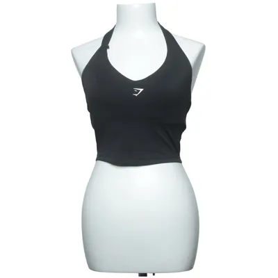 Neckholder Top (Schwarz) von Gymshark Elasthan, Nylon, Recyceltes Polyester