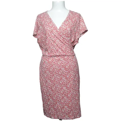 Wikkeljurk (Rood, Wit) van Casual by Ellos Katoen, Modal