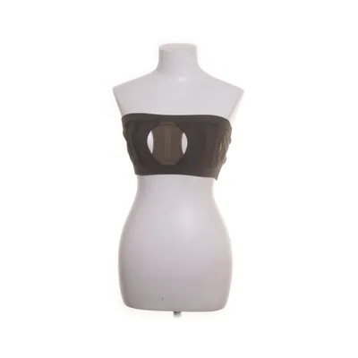 Tube top (Groen) van Dion Lee Viscose, Polyester
