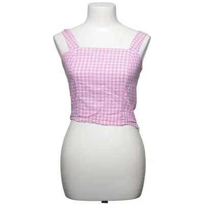Crop Top (Pink, Weiß) von Kling Baumwolle