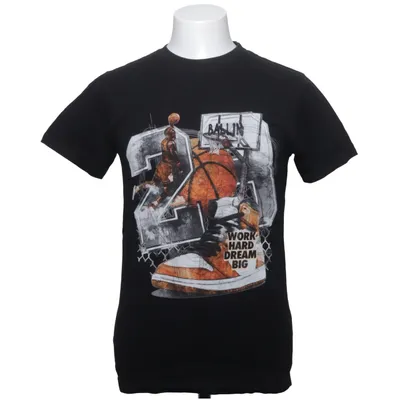 T-shirt (Noir, Multicolore) de Mister Tee Coton