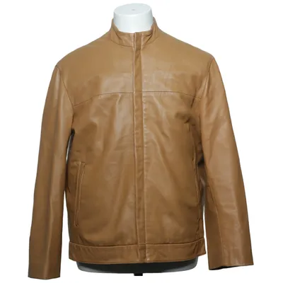 Leather jacket (Brown) from Conbipel Leather, Polyester