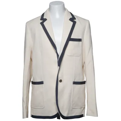 Blazer (White, Blue) from GANT Cotton, Polyester, Viscose