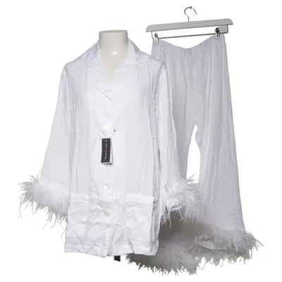 Pyjama (Wit) van Sleeper Struisvogel Veren, Viscose