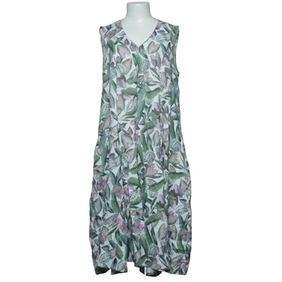 Dress (White, Green, Pink) from Ralston Linen