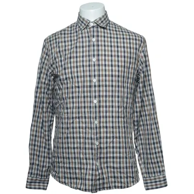 Skjorta (Blå, Brun, Vit) från Aquascutum