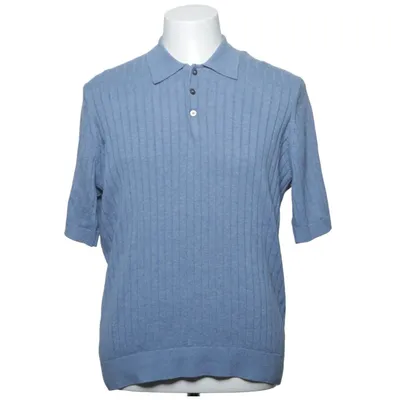 Pikétröja (Blå) från Bläck Bomull