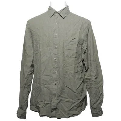 Skjorta (Grön) från Dressmann Bomull, Linne