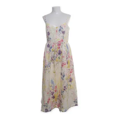 Klänning (Vit, Flerfärgad) från H&M Premium Quality Bomull, Linne, Polyester