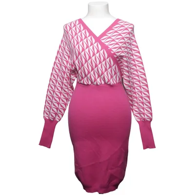 Klänning (Rosa, Vit) från Tu Polyamid, Polyester, Viskos