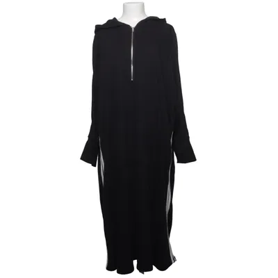 Hood dress (Black, White) from Zizzi Cotton, Polyester