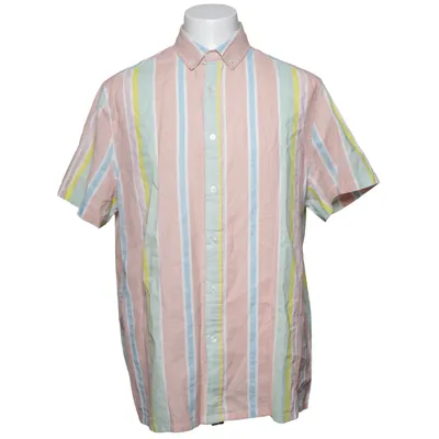 Chemise à manches courtes (Rose, Jaune, Bleu) de ASOS Design Coton, Lin