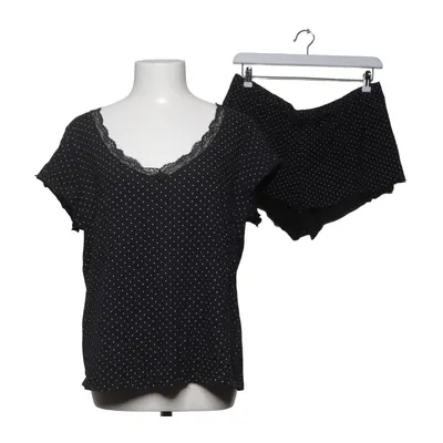 Pyjamasz (Sort, Hvid) fra H&M Bomuld, Elastan, Polyamid, Polyester