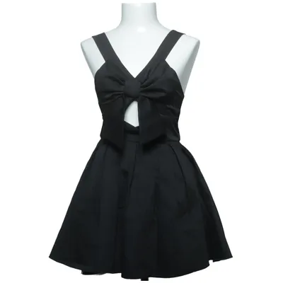 Jurk (Zwart) van Club L Katoen, Polyester