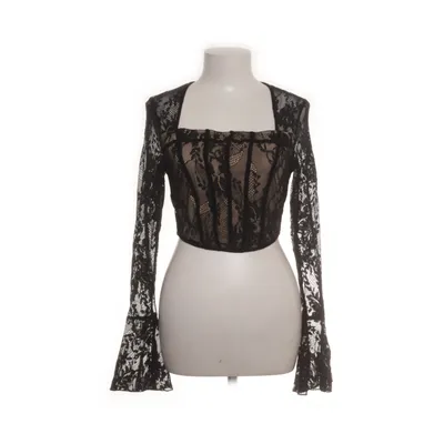 Crop top (Zwart) van Cider
