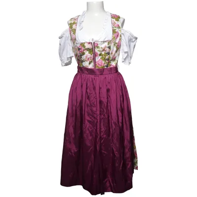 Dirndl (Violet, Blanc, Vert) de Distler Coton, Polyamide, Polyester