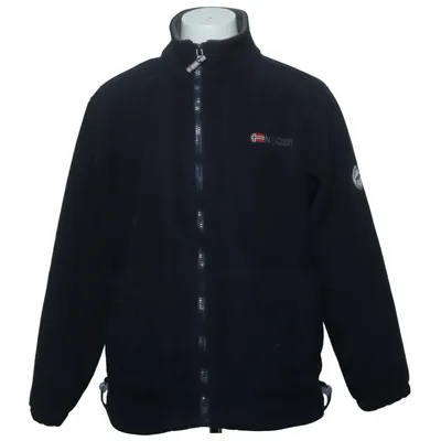 Fleecejakke (Grå, Blå) fra Norway Polyester