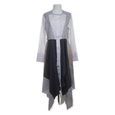 Robe chemise (Bleu, Blanc) de Dorothee Schumacher Coton, Élasthane, Polyamide, Polyester