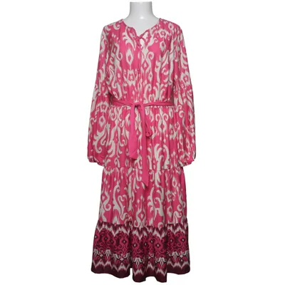 Maxikjole (Pink, Flerfarvet) fra Bodyflirt Boutique Elastan, Polyester