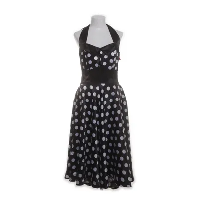 Halterneckklänning (Svart, Vit) från Hell Bunny Polyester