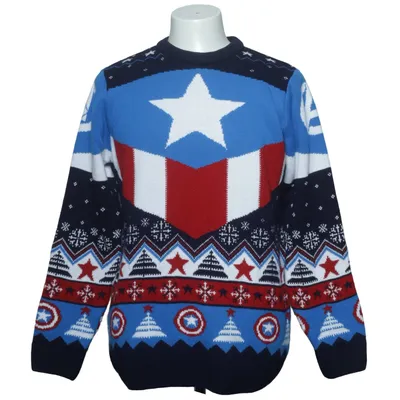 Christmas sweater (Blue, Red, White) from Marvel Avengers Acrylic