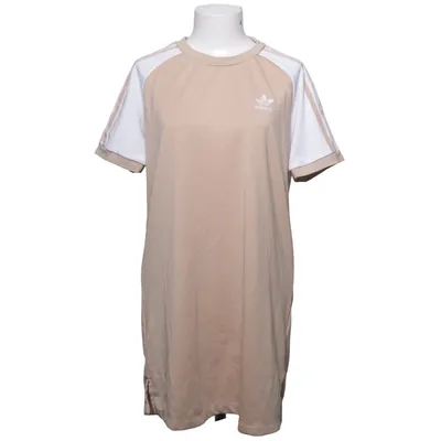 Träningsklänning (Beige, Vit) från Adidas Elastan, Polyester, Viskos
