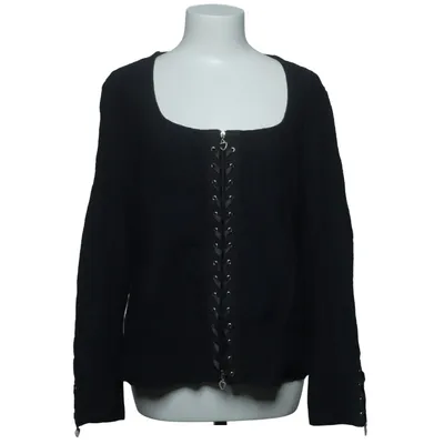 Cardigan (Sort) fra Tia Bomuld, Elastan, Polyamid, Polyester