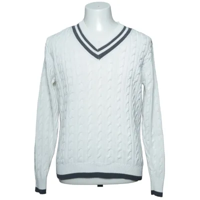 Pullover (Vit, Blå) från Hansen & Jacob Bomull