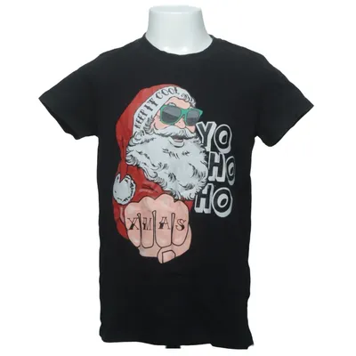 T-shirt (Noir, Multicolore) de Christmas Collection Coton