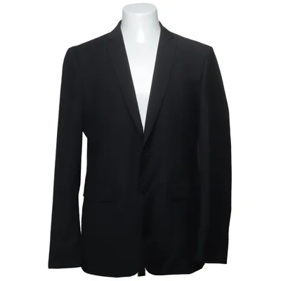 Blazer (Black) from Zara Man Polyester, Viscose