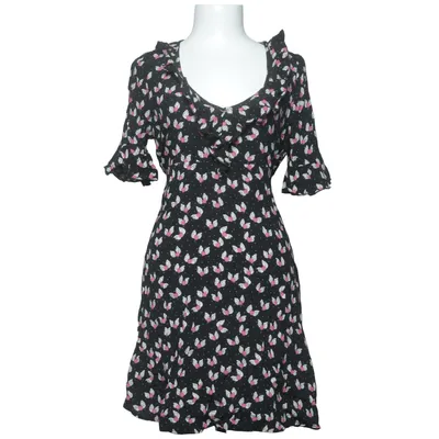 Dress (Black, Multicolored) from Topshop Viscose