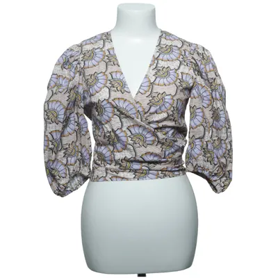Blouse portefeuille (Violet, Beige, Multicolore) de Claudie Pierlot Coton