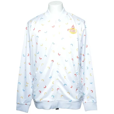 Träningsjacka (Vit, Flerfärgad) från OLW Polyester