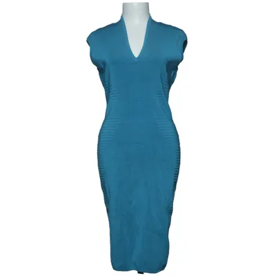 Robe (Bleu) de Karen Millen Élasthane, Polyamide, Viscose