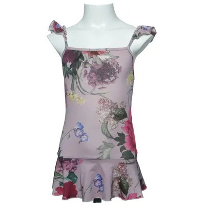 Swimsuit (Pink, Multicolored) from Christina Rohde Elastane, Viscose