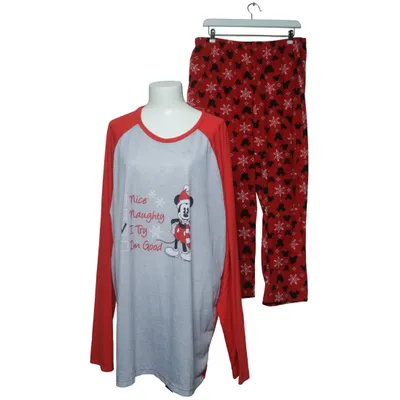Pyjamas (Röd, Grå) från Disney Polyester