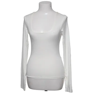 Long sleeve T-shirt (White) from Gina Tricot Elastane, Viscose