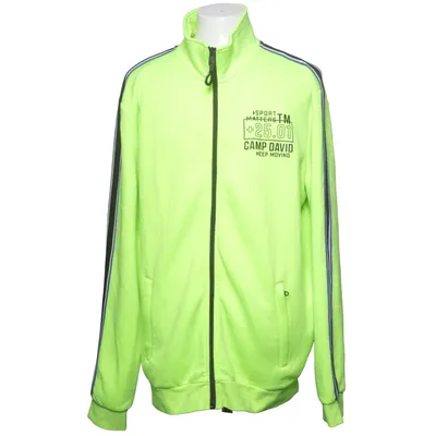 Sweatshirt (Geel, Zwart) van Camp David Katoen, Polyester